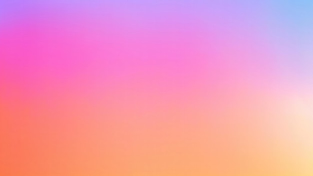 Gradiente de color borroso Fondo de gradiente de color rosado naranja y azul granulado