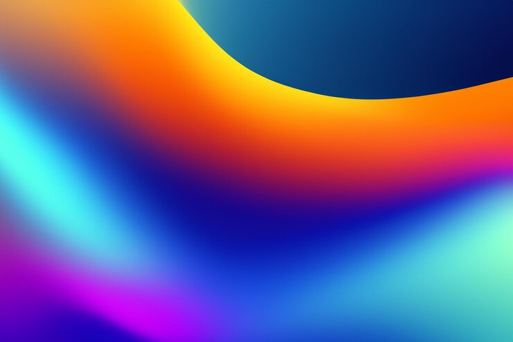 Foto gradiente de color de onda de fondo abstracto