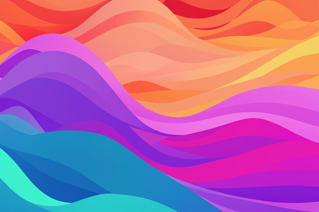 gradiente de color de la onda fondo abstracto