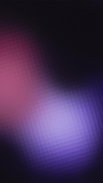 Gradiente de color púrpura en el espacio de copia de diseño de banner vertical abstracto de textura de mosaico granulado negro