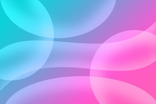 Gradiente de colores de estilo de vista abstracto y fondo limpio con efecto dinámico