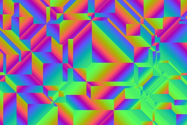 gradiente de espectro cubista