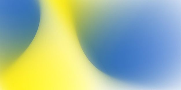 gradiente de fondo abstracto curva azul y amarilla gradiente granulado