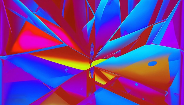 Foto gradiente de fondo geométrico abstracto