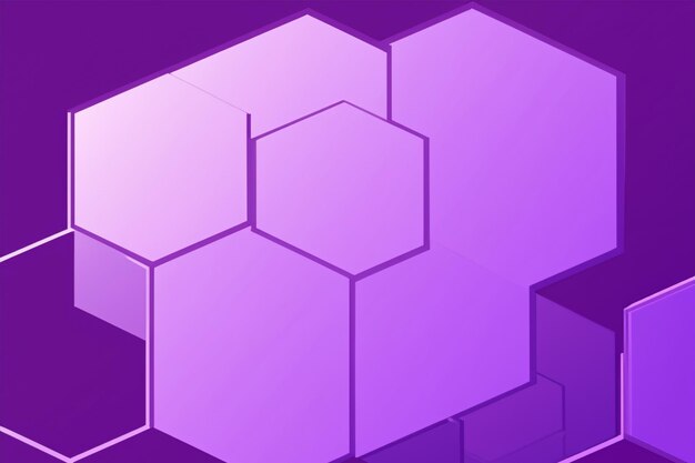 Gradiente de fondo hexagonal púrpura