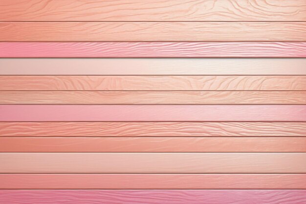 Foto gradiente de fondo de melocotón a rosa suave en la textura de madera a generado