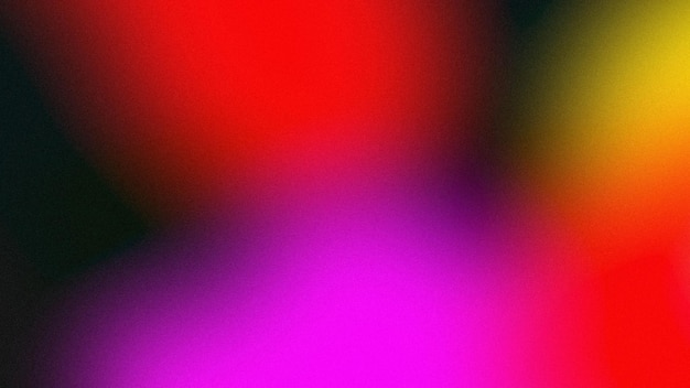 Gradiente granulado colorido vibrante en una composición horizontal de fondo oscuro