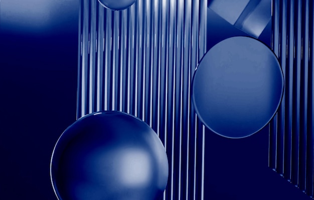 Gradiente Heather Navy Abstracto diseño de fondo geométrico en 3D