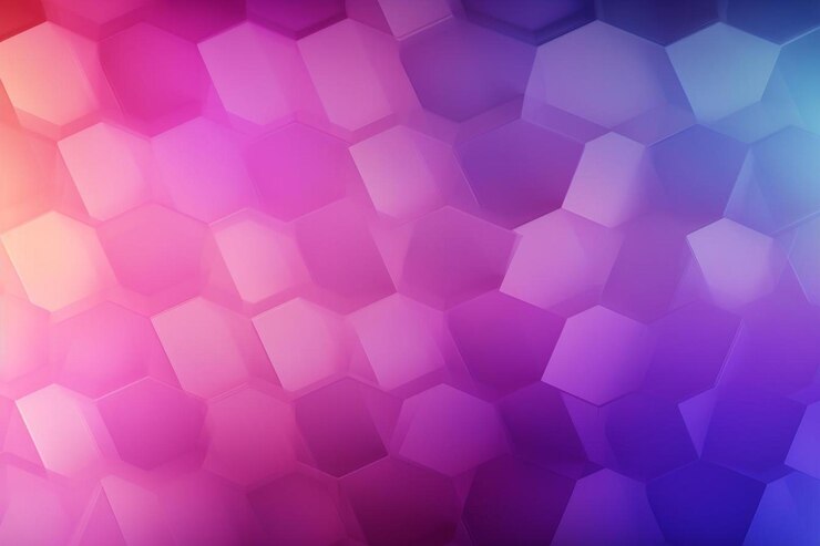 Foto gradiente hexágono abstracto formas de fondo de la imagen