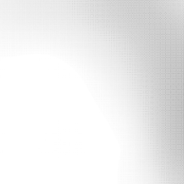 Gradiente monocromo puntos de medio tono fondo pequeños puntos grunge abstractos en fondo blanco