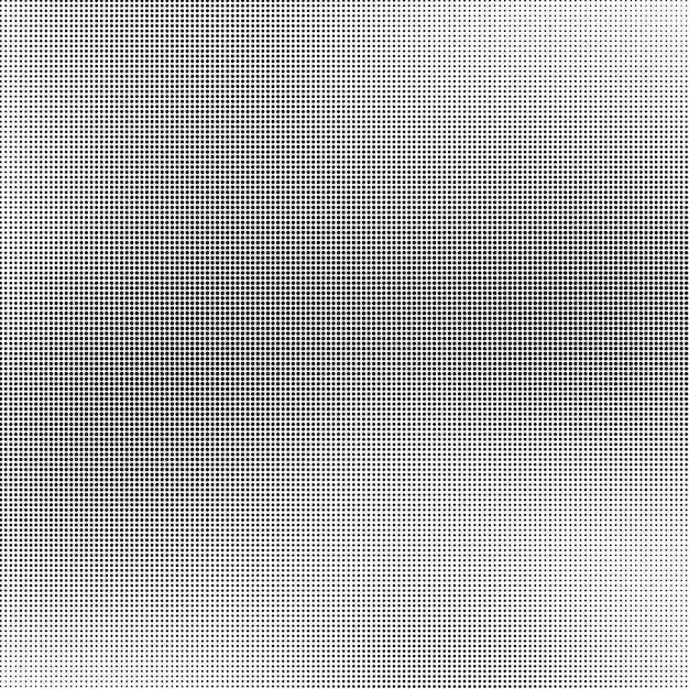 Gradiente monocromo puntos de medio tono fondo pequeños puntos grunge abstractos en fondo blanco