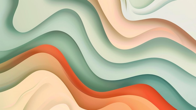 Gradiente pastel colorido Abstracto Ilustración vibrante Diseño de fondo