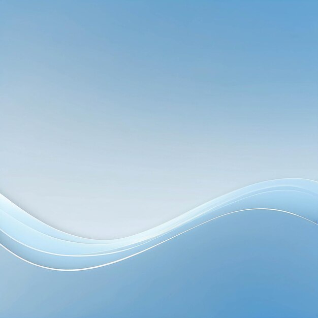 Foto gradiente simples fundo azul claro papel de parede curva decoração floral modelo de apresentação