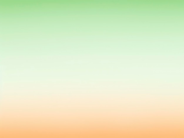 Foto gradiente suave de color naranja a verde en concepto de fondo de bandera india
