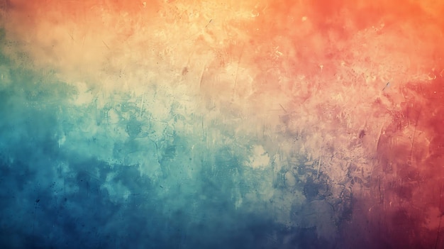 Gradiente sutil de colores del amanecer que crea un fondo vintage con un espacio de diseño texturizado