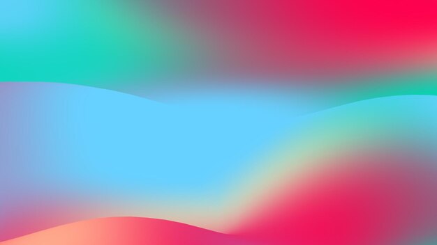 Gradiente de vector libre desenfoque de fondo abstracto rojo verde azul amarillo