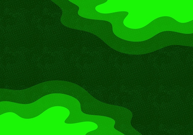 Gradiente verde líquido abstracto en un fondo oscuro