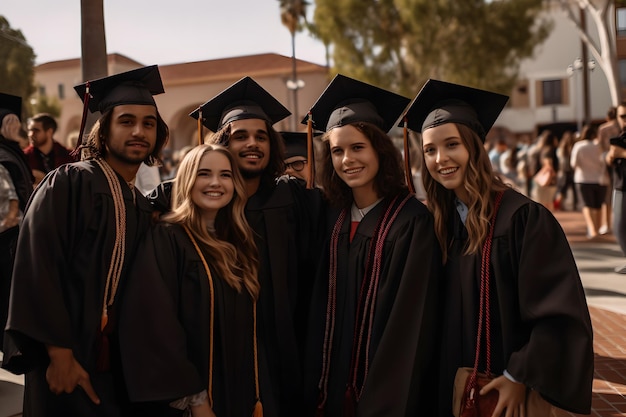 Graduados universitários Rede neural gerada por IA