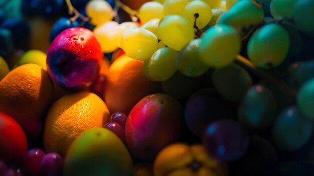 Foto gradualmente, o fruto transforma-se numa tonalidade vibrante. a sua superfície é lisa e brilhante.