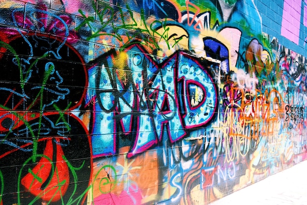Graffiti an der Wand