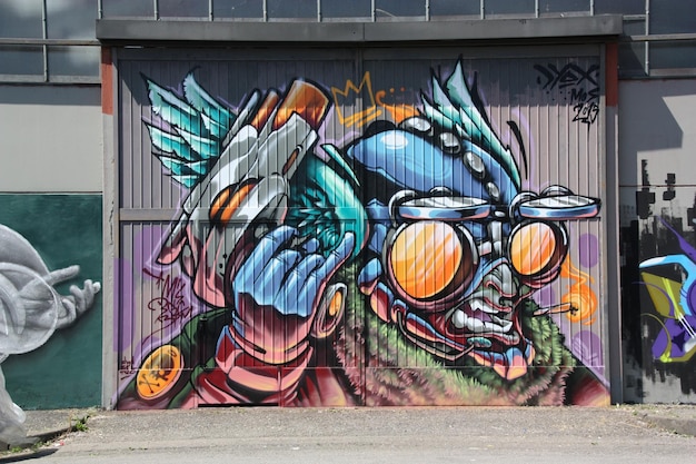 Graffiti en la pared
