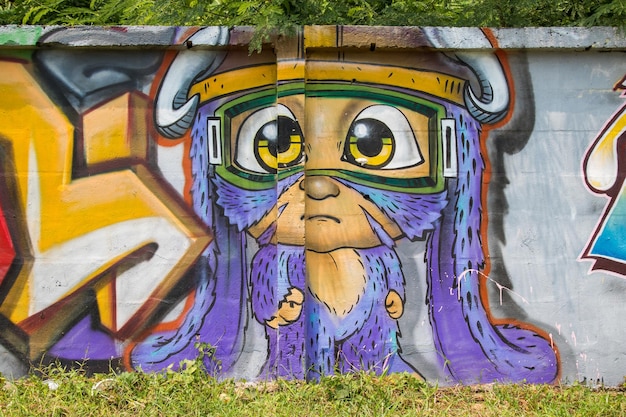 Graffiti en la pared