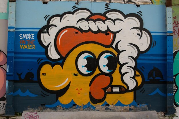 Graffiti en la pared
