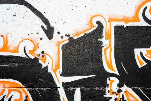 Graffiti street art Moda de color abstracto para pintura creativa en las paredes Cultura moderna
