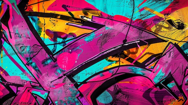 Graffiti-Wand-Abstrakt-Hintergrund