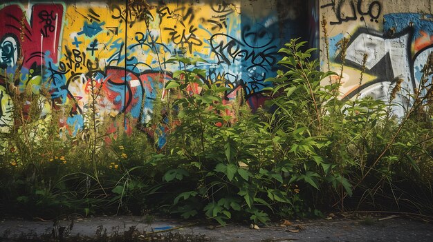 GraffitiEnhanced Podium em cenário urbano