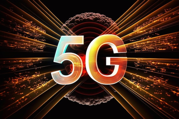 Un gráfico de 5g con una celda de fondo.