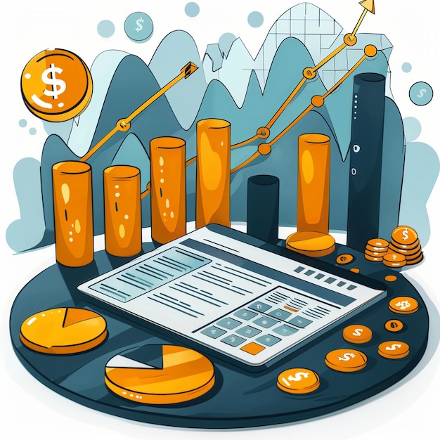 Gráfico de artículo de blog para finanzas de capital empresarial