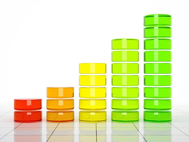 Foto gráfico de colores