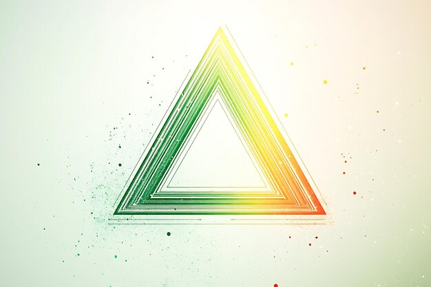 un gráfico de colorido gráfico abstracto brillo triángulo fondo de estilo grunge
