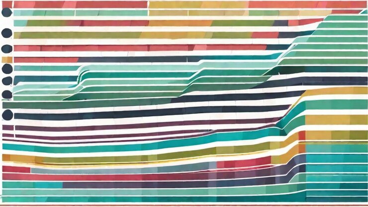 Foto gráfico colorido que muestra el calendario de tarifas