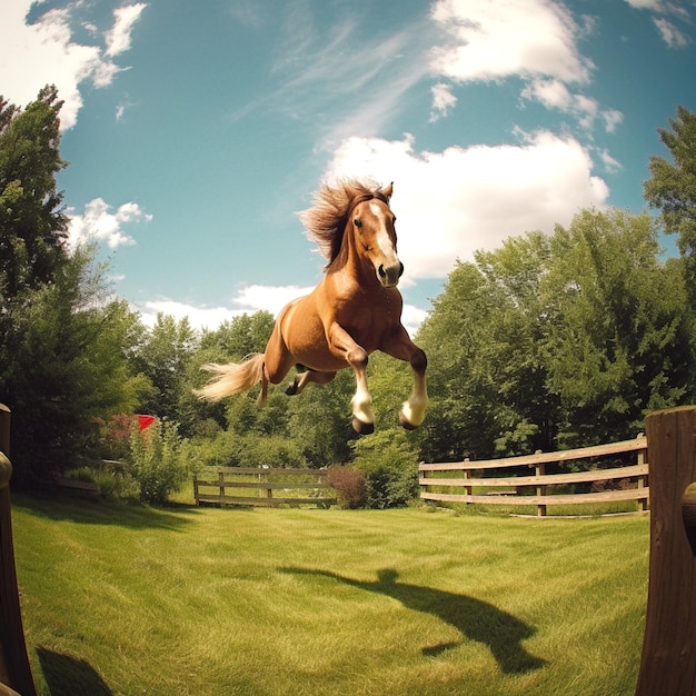 Foto gráfico de cavalo