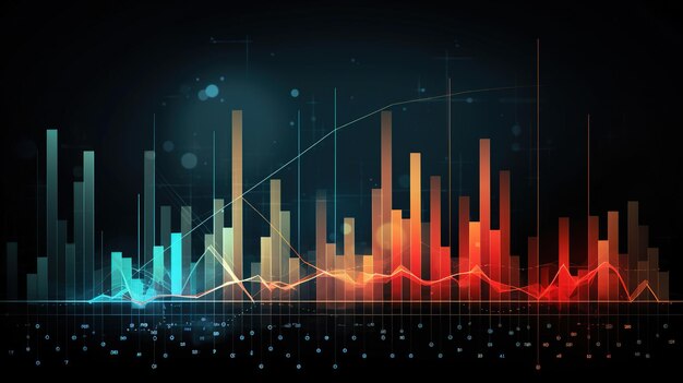 gráfico de fundo da tecnologia Generative Ai