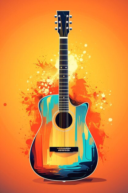 gráfico de guitarra