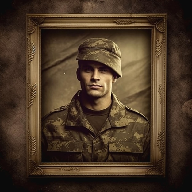 Foto gráfico de soldado