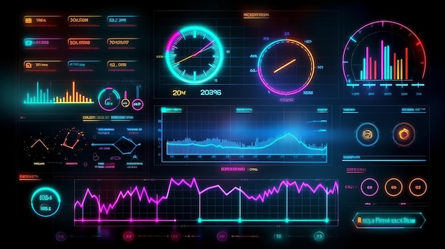 Gráfico do mercado de ações brilhando em estilo abstrato sobre fundo claro Gráfico de estatísticas de negócios Papel de parede futurista Gráfico de mercado lucro dinheiro Mercado de ações de investimento financeiro