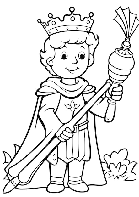 Desenho Para Colorir rei - Imagens Grátis Para Imprimir - img 25871