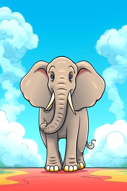 gráfico de un elefante