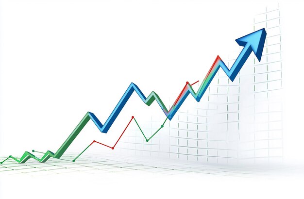 un gráfico con flechas que apuntan hacia arriba y la palabra gráfico en la parte superior