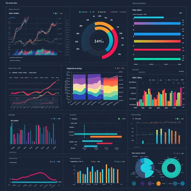 un gráfico con un gráfico de crecimiento