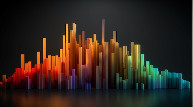 Gráfico gráfico de onda sonora