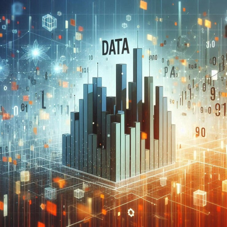 un gráfico de un gráfico con la palabra datos en él