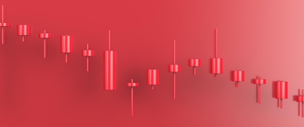Gráfico de intervalo Tendencia a la baja Mercado bajista