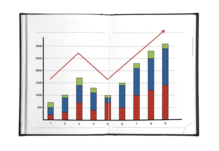 Foto gráfico en el libro