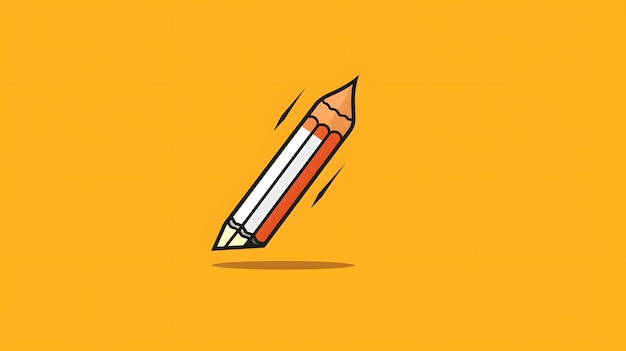 Foto gráfico minimalista de un lápiz