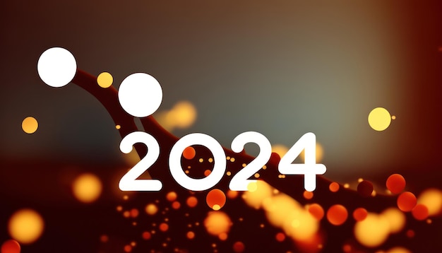 Un gráfico con el número 2024 en él